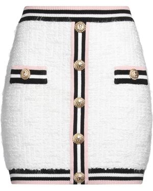 Balmain Mini Skirt - White