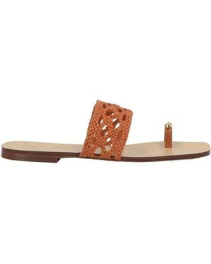 MARIA LUCA Thong Sandals - Natural