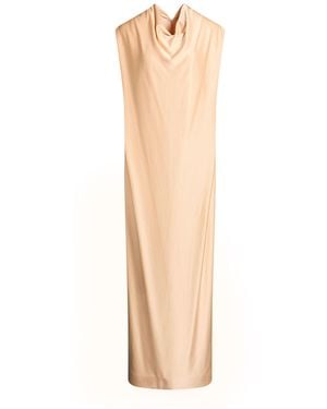 Jil Sander Maxi Dress Viscose, Elastane - White