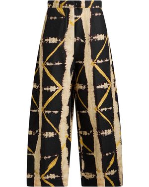 Myths Pants Linen, Cotton, Elastane - Black