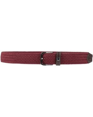 Paul & Shark Belt Viscose, Rubber - Purple