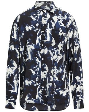 Grifoni Shirt Silk - Blue