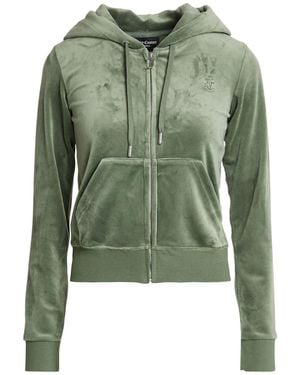 Juicy Couture Military Sweatshirt Polyester, Elastane - Green