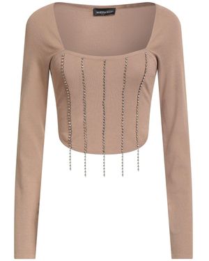 VANESSA SCOTT Sweater Viscose, Polyamide - Natural