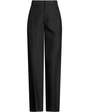 Loewe Pants Wool, Silk - Black