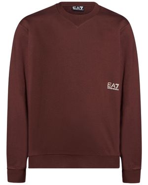 EA7 Sweatshirt Cotton, Elastane - Brown