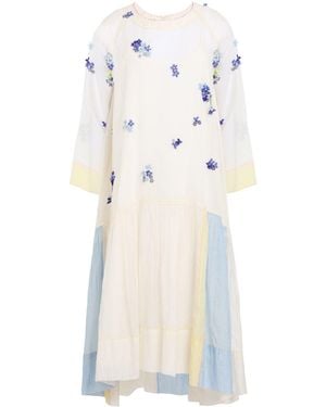 Péro Midi Dress - White