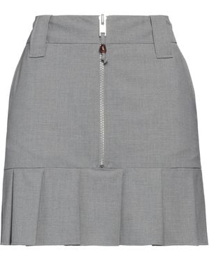 Ganni Mini Skirt Ecovero Viscose, Recycled Polyester, Elastane - Grey