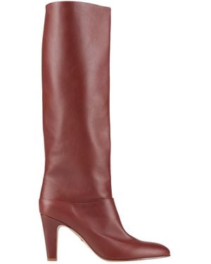 Chloé Tan Boot Leather - Red