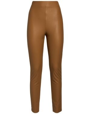 Max Mara Pants Polyester, Polyurethane Resin - Brown