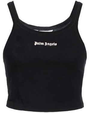 Palm Angels Camiseta De Tirantes - Negro