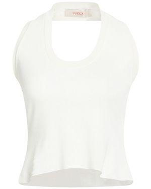 Jucca Cream Top Viscose, Polyamide - White