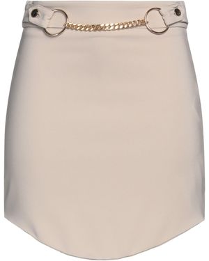 alma sanchez Mini Skirt Polyester, Elastane - Natural