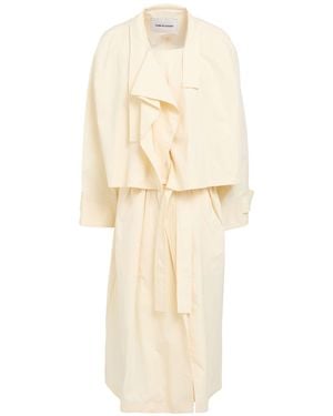 Low Classic Cream Overcoat & Trench Coat Cotton, Nylon, Polyurethane - Natural
