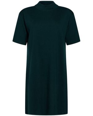 Roberto Collina Mini Dress Merino Wool - Green