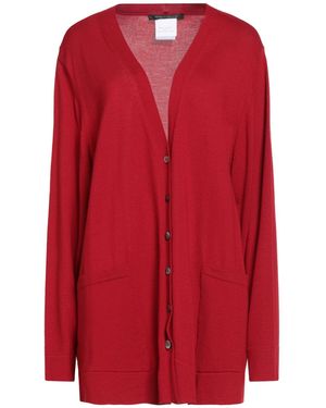 Marina Rinaldi Cardigan Virgin Wool - Red