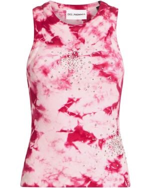 DES_PHEMMES Tank Top Cotton, Elastane - Pink
