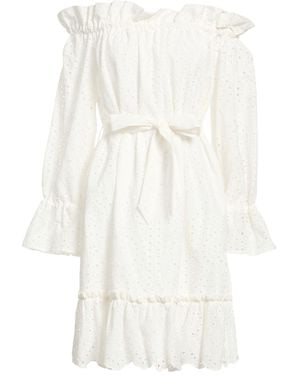 ViCOLO Mini Dress Cotton - White