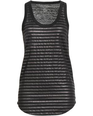 Majestic Filatures Tank Top Linen, Elastane - Black