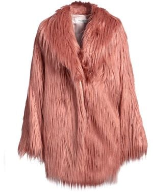 Philosophy Di Lorenzo Serafini Shearling- & Kunstfell - Rot