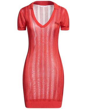 Morgan Stewart Sport Mini Dress - Red