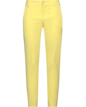 DAIRESY Pants Polyester, Elastane - Yellow