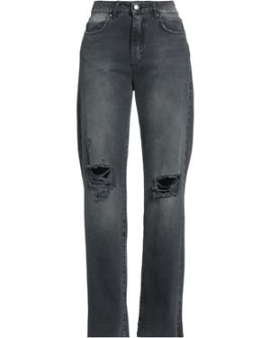 Berna Denim Pants - Gray