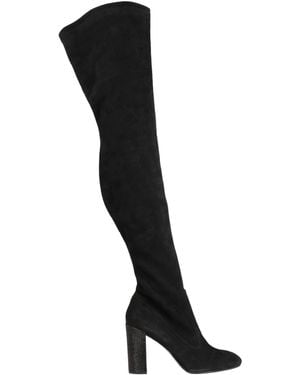 Rene Caovilla Boot Leather - Black