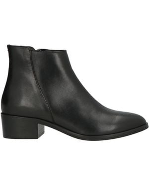 Anima Ankle Boots Leather - Black