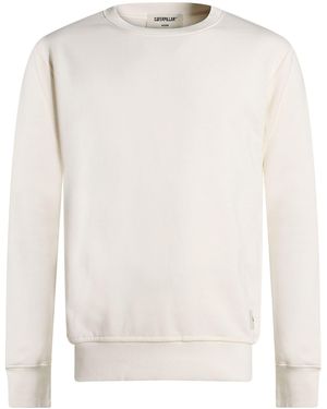 Caterpillar Sweatshirt Cotton - White