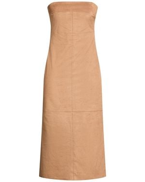 Ottod'Ame Midi Dress Polyester, Elastane - Natural