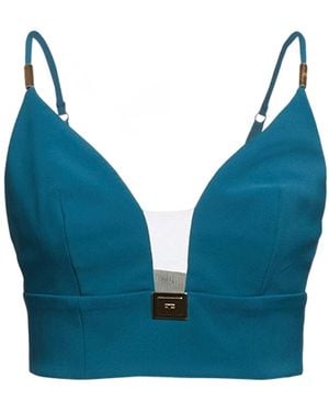 Elisabetta Franchi Top - Blue