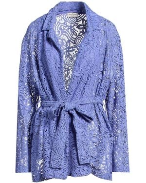 Rebel Queen Jacket Cotton, Viscose, Polyamide, Polyester - Blue