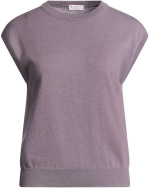 Brunello Cucinelli Jumper Cashmere - Purple
