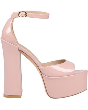 Stuart Weitzman Sandals Leather - Pink
