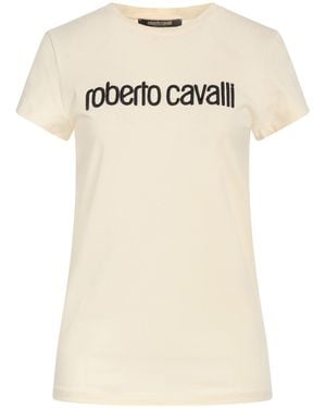 Roberto Cavalli T-shirt - Natural
