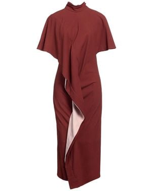 Colville Midi Dress - Red