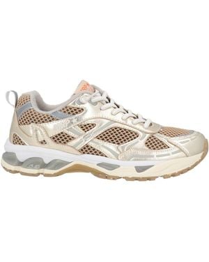 MR P. Platinum Sneakers Leather, Synthetic Material, Textile Fibers - White
