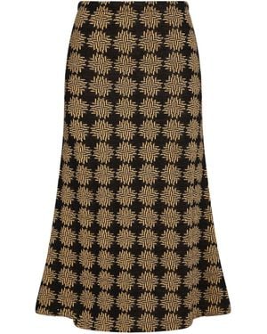 Siyu Midi Skirt Merino Wool - Green
