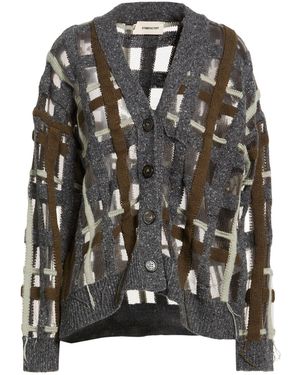 ATOMOFACTORY Cardigan Wool, Polyamide, Acrylic, Viscose, Cashmere - Black