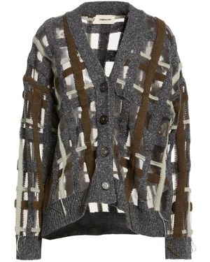 ATOMOFACTORY Cardigan Wool, Polyamide, Acrylic, Viscose, Cashmere - Black