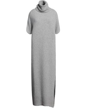 Fedeli Maxi Dress Virgin Wool, Cashmere, Polyamide - Gray