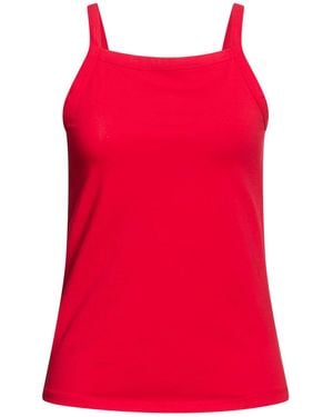 Alpha Studio Tank Top Cotton, Elastane - Red