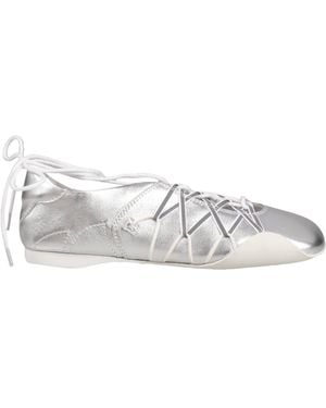 Jeffrey Campbell Ballet Flats - White
