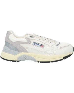 Autry Trainers Leather, Textile Fibres - White