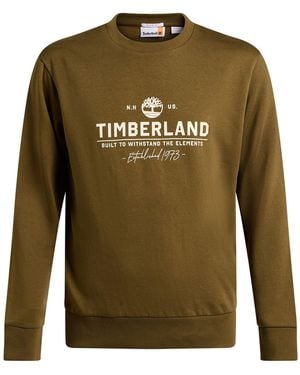 Timberland Military Sweatshirt Cotton, Polyester - Green