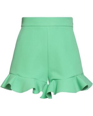 MSGM Light Shorts & Bermuda Shorts Polyester, Viscose, Elastane - Green