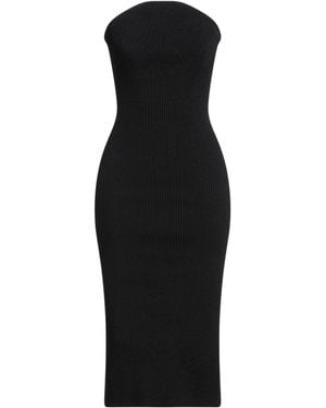 KHAITE Midi Dress Viscose, Polyester - Black