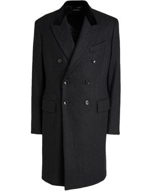 Tom Ford Coat Wool, Cashmere - Black