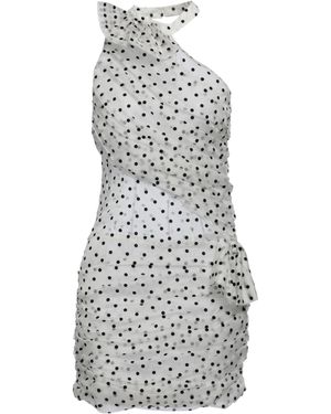 Alessandra Rich Vestito Corto - Bianco